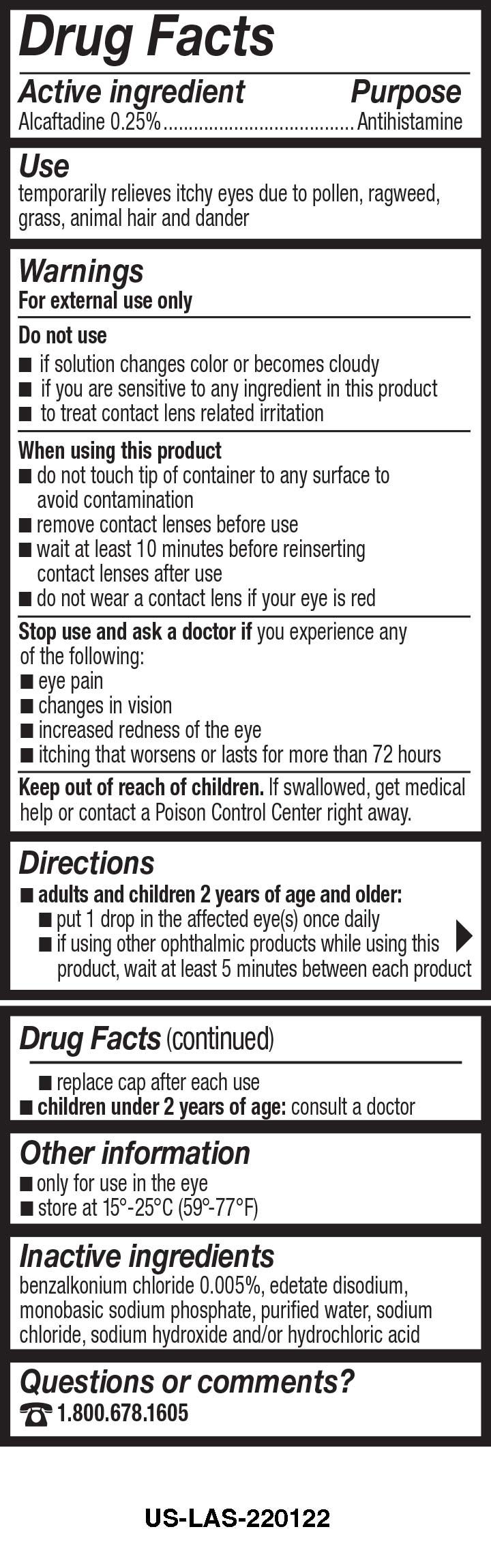 LASTACAFT® (alcaftadine ophthalmic solution) for HCP’s